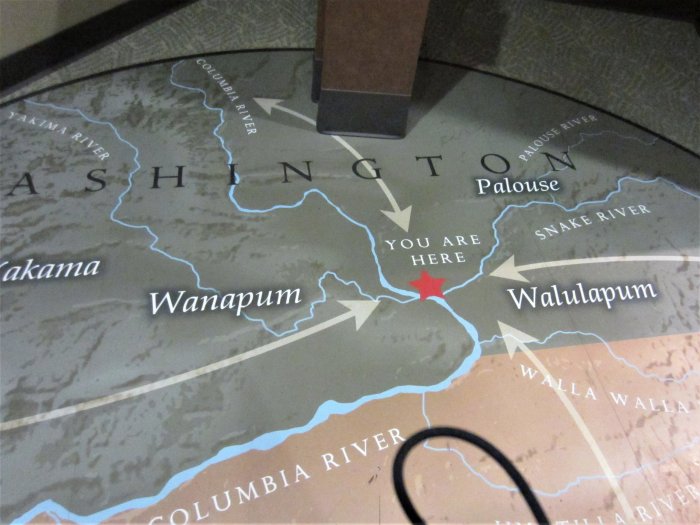 Another map of the confluence. Hanford is about 35 miles north along the Columbia River.