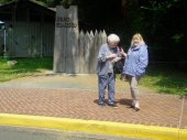 Mom and Carol at Fort Clatsop