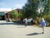 Mom and Carol at the Columbia Gorge Discovery Center and Museum