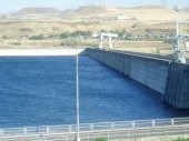 Another view of The Dalles Dam, as we leave the lock