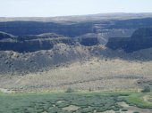 Only a portion of the Dry Falls can be seen at any one place