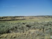 Channeled scabland along SR 28