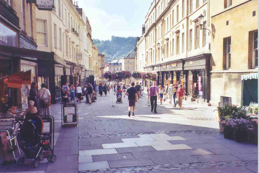 Downtown Bath, England