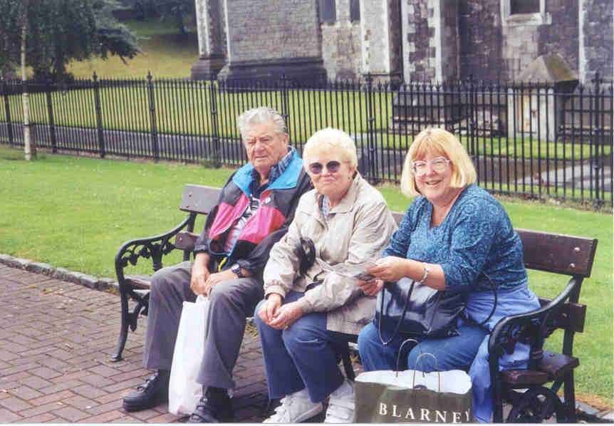 Mom, Dad and Carol (my sister) at St. Patrick's Cathedral