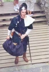 A time traveller?  Conwy, north Wales