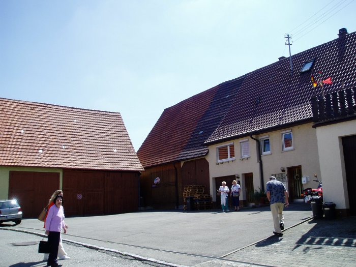 This is the house my grandfather grew up in in Ofterdingen, Germany