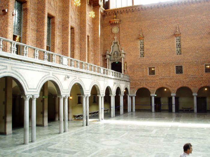 The Blue Hall, where the Nobel Prize banquet is held