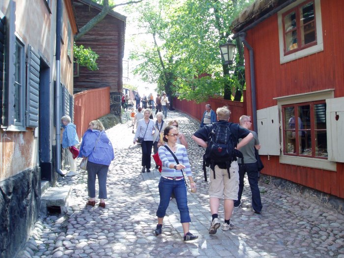 Replica of a 19th-century town in Skansen