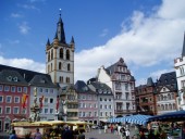 The Hauptmarkt in Trier, Germany