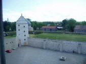 Vadstena Castle courtyard