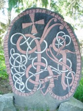 A runestone in Skansen