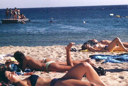 Paradise Beach, Mykonos, Greece